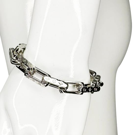 Louis Vuitton Monogram Chain Bracelet in Silver Metal - Image 2