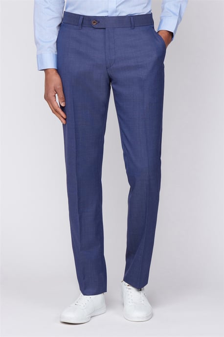 Regular Suit Trousers in Blue - Image 1