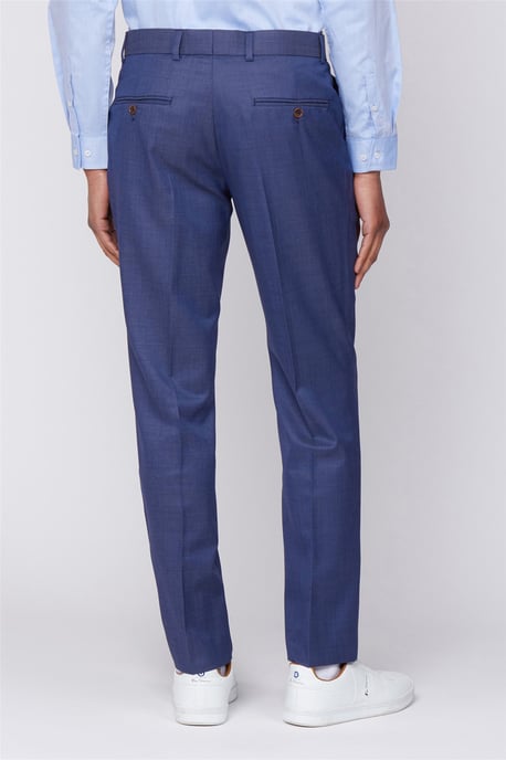 Regular Suit Trousers in Blue - Image 3