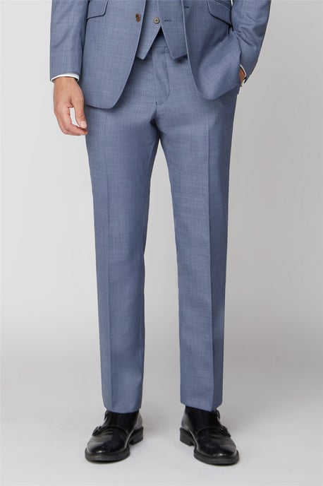 Tailored Suit Trousers in Light Blue - Image 1