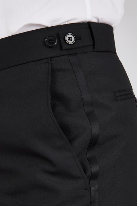 Tailored Suit Trousers in Black - Image 5