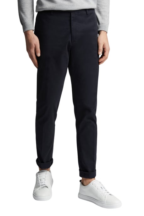 Tailored Suit Trousers in Navy - Image 3