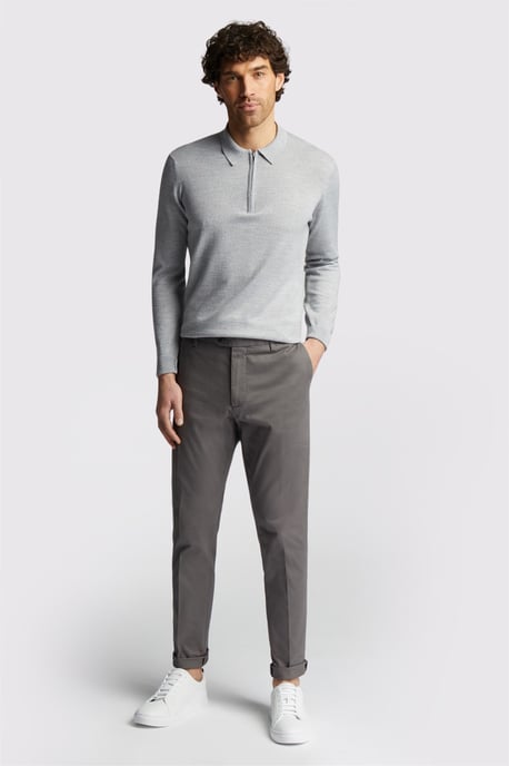 Tailored Suit Trousers in Charcoal - Image 2