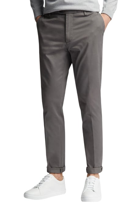 Tailored Suit Trousers in Charcoal - Image 3