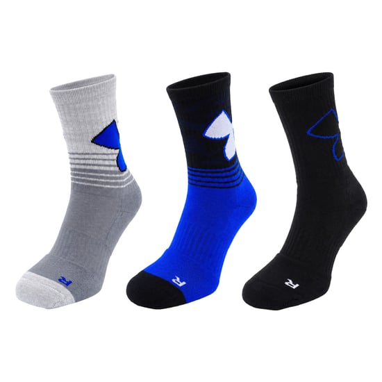 Under Armour 3-Pack Phenom 2.0 Mens Multicolour Socks - Image 1