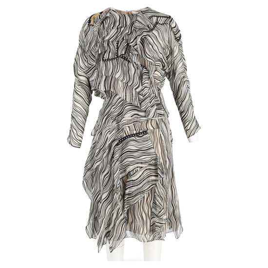 Chloé Printed Ruffle Dress in Multicolor Silk - Image 3