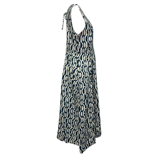 Max Mara Geometrische Print Midi-Jurk in Multicolore Katoen - Image 2
