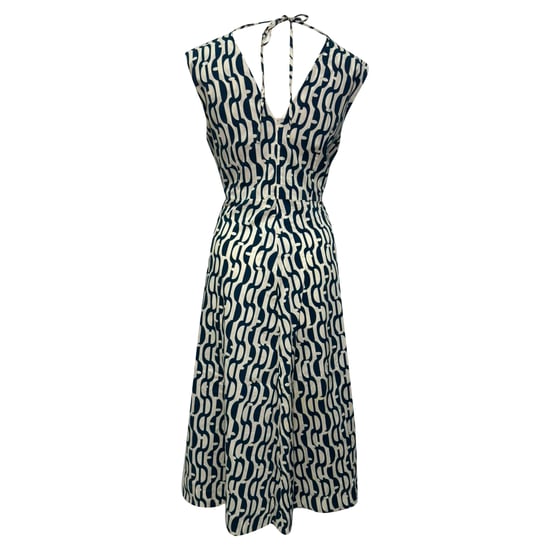 Max Mara Geometrische Print Midi-Jurk in Multicolore Katoen - Image 3
