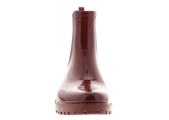 Platino Womens Ankle Wellies Splash Slip On burgundy - Image 3