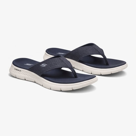 Skechers Go Walk Flex Sandal - Holly Womens Flip-flops Navy/white - Image 2