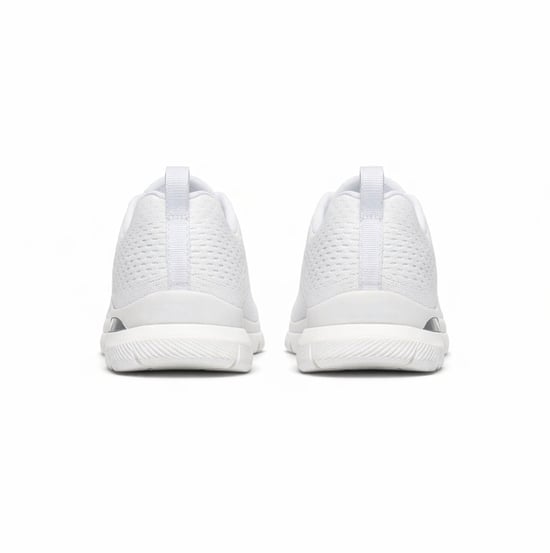 Skechers Arch Fit Summits - Daily Flow Womens Casual Trainers White Lavender - Image 4