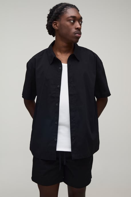Regular Fit Short Sleeve Santorini Shirt and Relaxed Short Set - Image 3