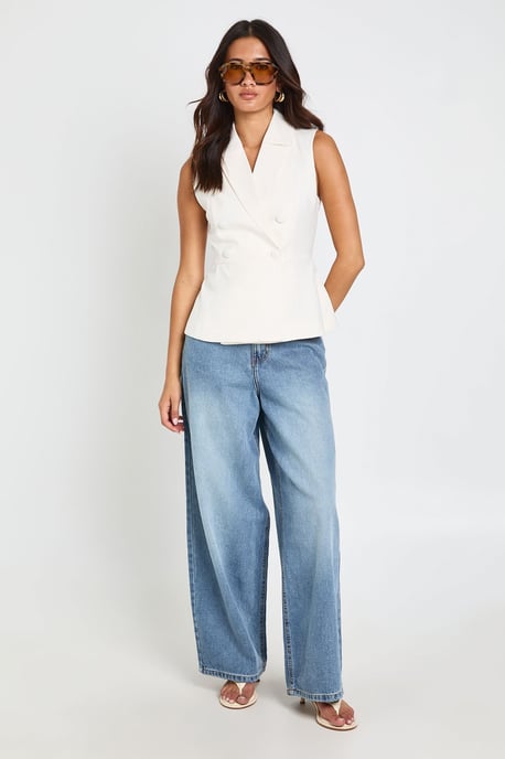 Tailored Peplum Waistcoat - Image 3