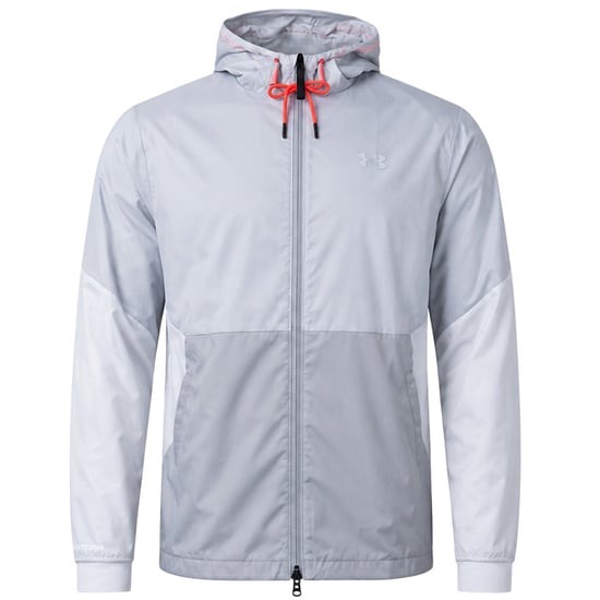 Under Armour Legacy Mens Grey Windbreaker Jacket - Image 1