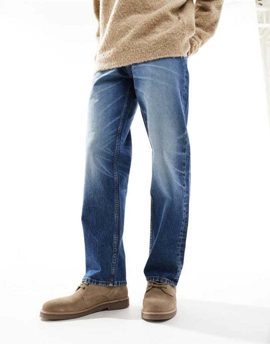 ASOS DESIGN lace up desert boots in stone suede with natural sole - Image 4