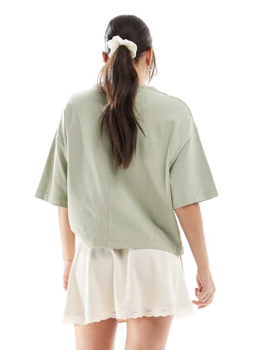 Miss Selfridge mjuk ribb-lace underkjol i flytande mini i ivory - Image 4