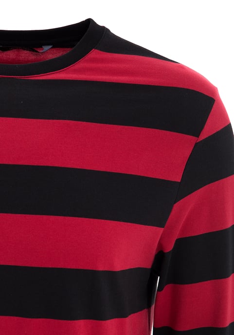 King Kerosin Herren KING KEROSIN Longsleeve aus Streifenjersey - Image 4