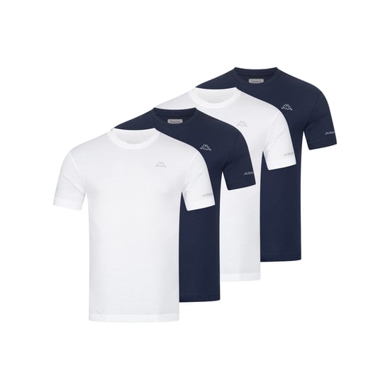 Kappa 4-Pack T-Shirt BASIC in Blue/White - Image 1