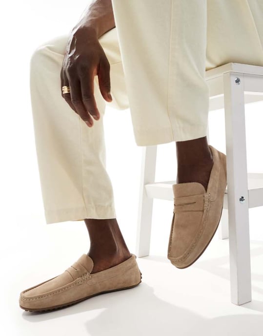 ASOS DESIGN förare i stenmocka - Image 1