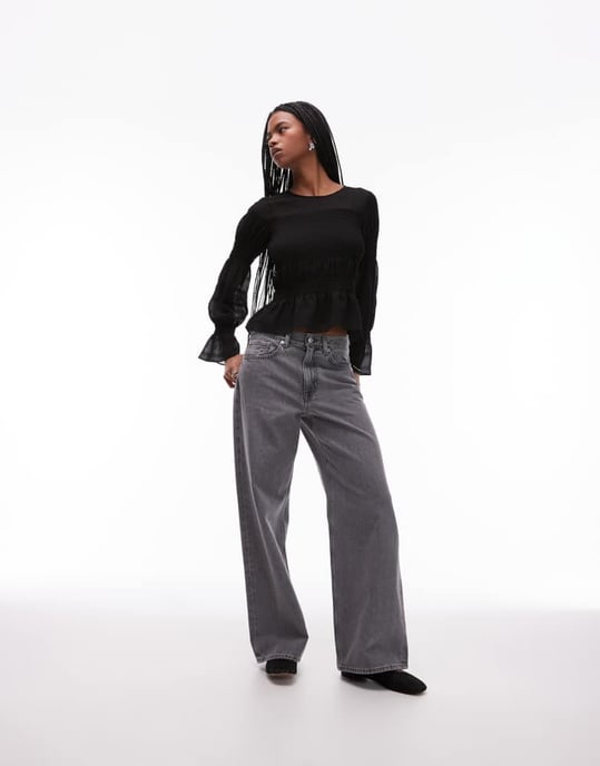 Allsaints pamela top in black - Image 2