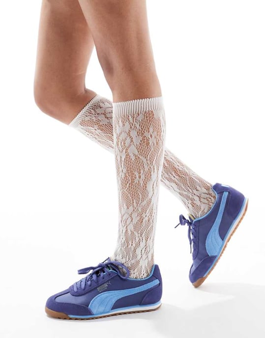 Puma Arizona trainers in blue - Image 1