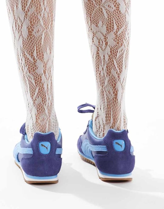 Puma Arizona trainers in blue - Image 4