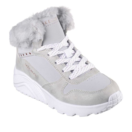 Skechers Uno Lite hoge sneakers voor kinderen (Grijs) - Image 4