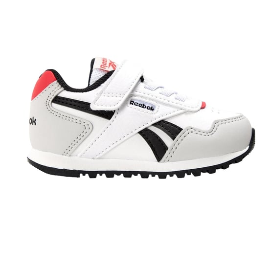 Reebok Glide-träningsskor för pojkar med elastiska remmar (Vit) - Image 1