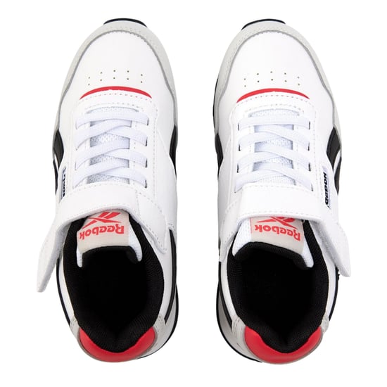 Reebok Glide-träningsskor för pojkar med elastiska remmar (Vit) - Image 3