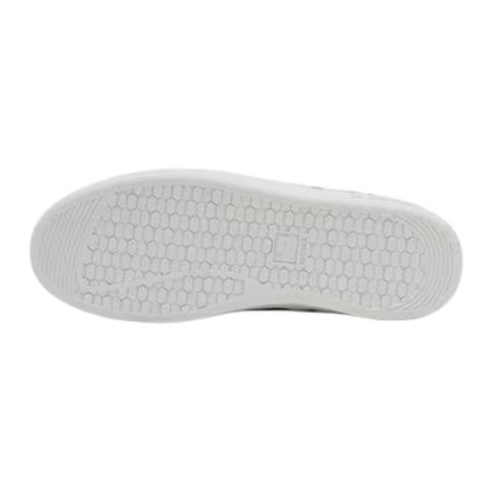Patrick Mens Lyon Leather Cupsole Trainers (Black/White) - Image 3