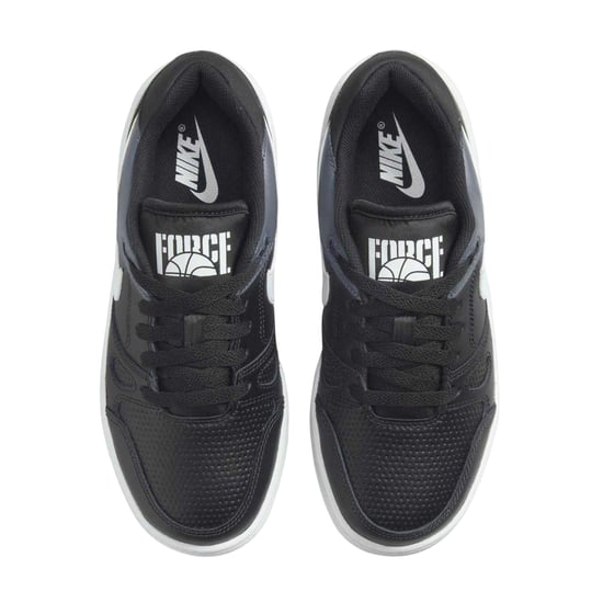 Nike Full Force-leren schoenen voor kinderen (Zwart, Wit) - Image 3