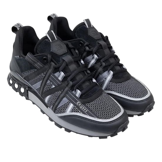 Cruyff Hexagon suède Hex-Tech sportschoenen voor dames (Zwart/Grijs) - Image 2
