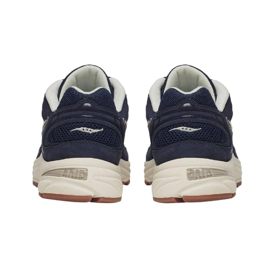 Saucony Unisex-skor i läder, modell Jazz 9 Retro, för vuxna (Marinblått) - Image 2