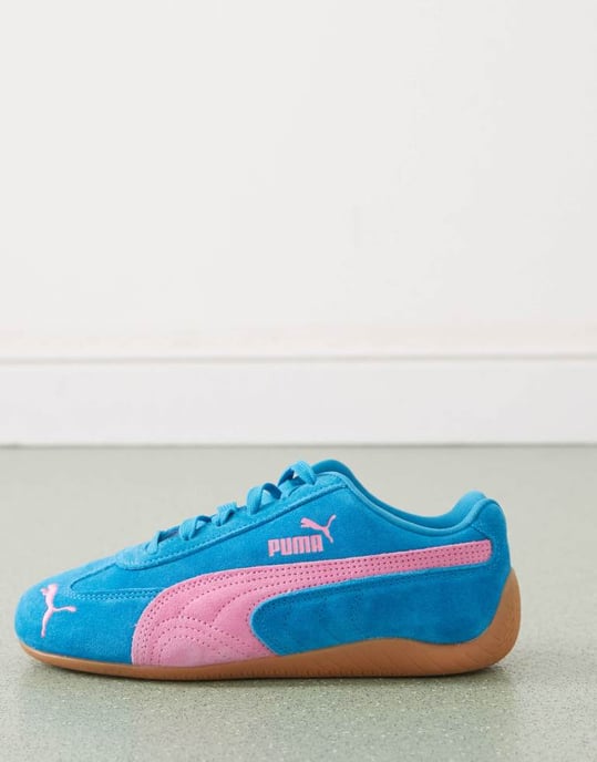 Puma Speedcat OG trainers in teal & pink - Image 2