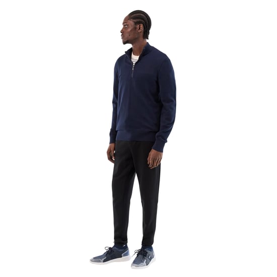 Boss Gebreide herensokken met monk-sluiting voor sportschoenen (Donkerblauw) - Image 1