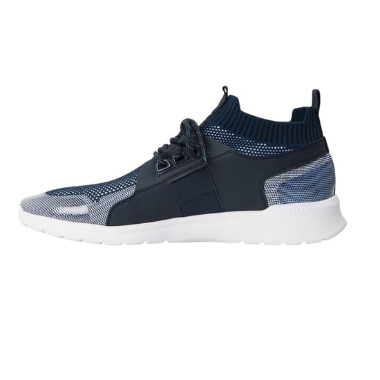 Boss Gebreide herensokken met monk-sluiting voor sportschoenen (Donkerblauw) - Image 3