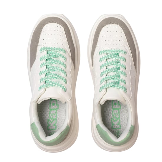 Kappa Ari casual platform-sportschoenen voor dames (Wit/Grijs) - Image 3