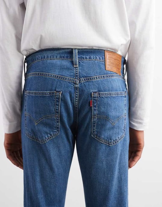 Levi's 512 slim tapered jeans i medelblå tvätt - Image 4