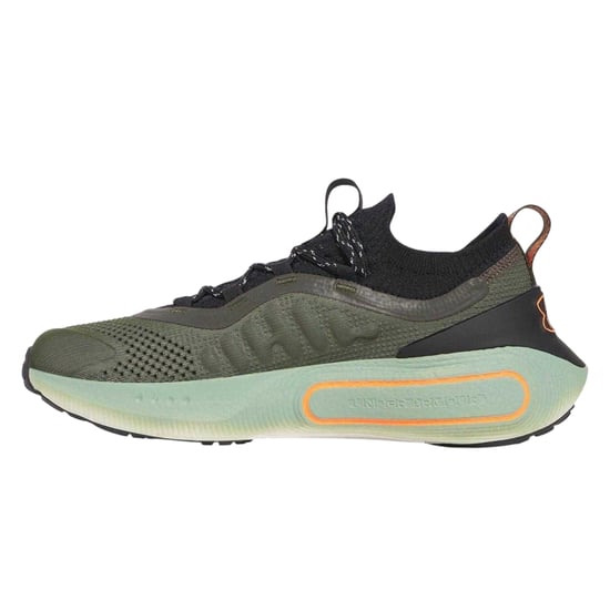 Under Armour Mens Phantom 4 Flat Sock Trainers (Green) - Image 2