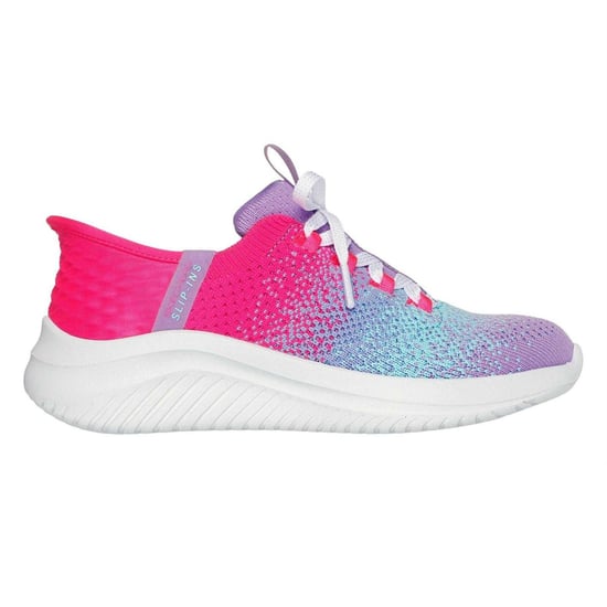 Skechers Barn Ultra Flex 3.0 Gradient Sneakers (Rosa/Vit/Pastellgrön) - Image 3