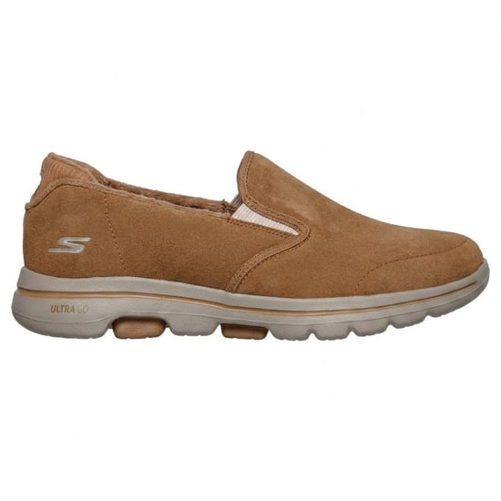Skechers Gowalk-sneakers van suède voor dames (Kastanje) - Image 1