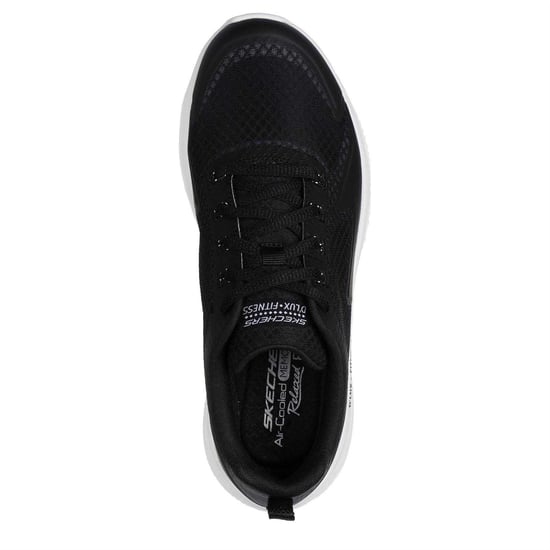 Skechers D´Lux fitness- en hardloopschoenen voor dames (Zwart, Wit) - Image 4