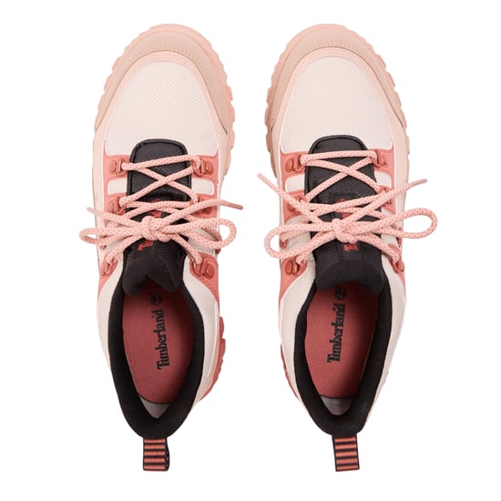 Timberland Lincoln Peak leren wandelschoenen met veters voor dames (Rood) - Image 3