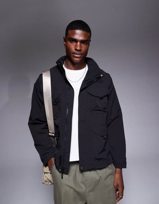 The North Face convertible utility jacket in black - Image 1