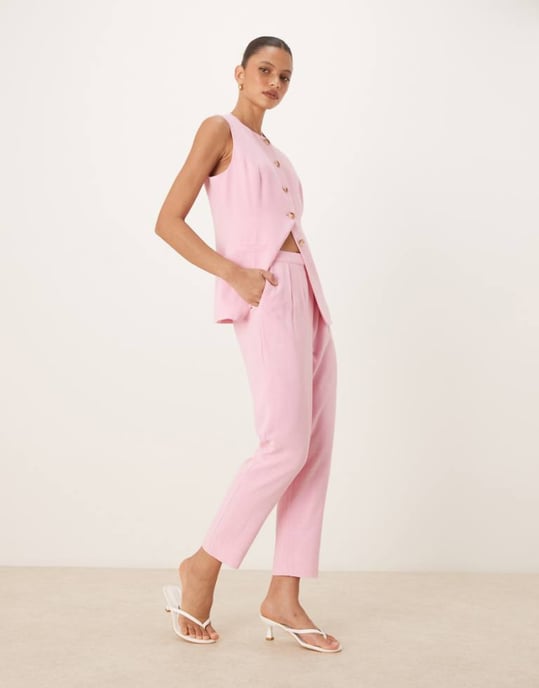 Nobody's Child tapered byxor set i rosa - Image 1