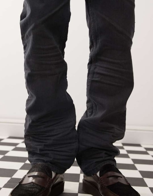 Cheap Monday x Landon Barker Issue slim leg styva belagda jeans i svart - Image 3