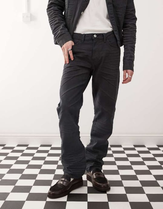 Cheap Monday x Landon Barker Issue slim leg styva belagda jeans i svart - Image 4