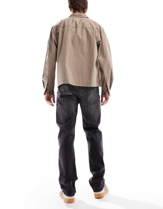 Cotton On vanliga slim fit jeans i vision black denim - Image 2