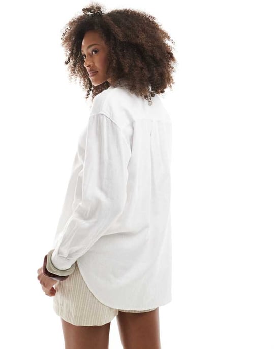 Cotton On long sleeve shirt in white - Image 4