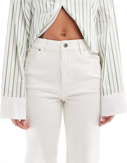 Miss Selfridge hjärtficka raka benjeans - Image 4